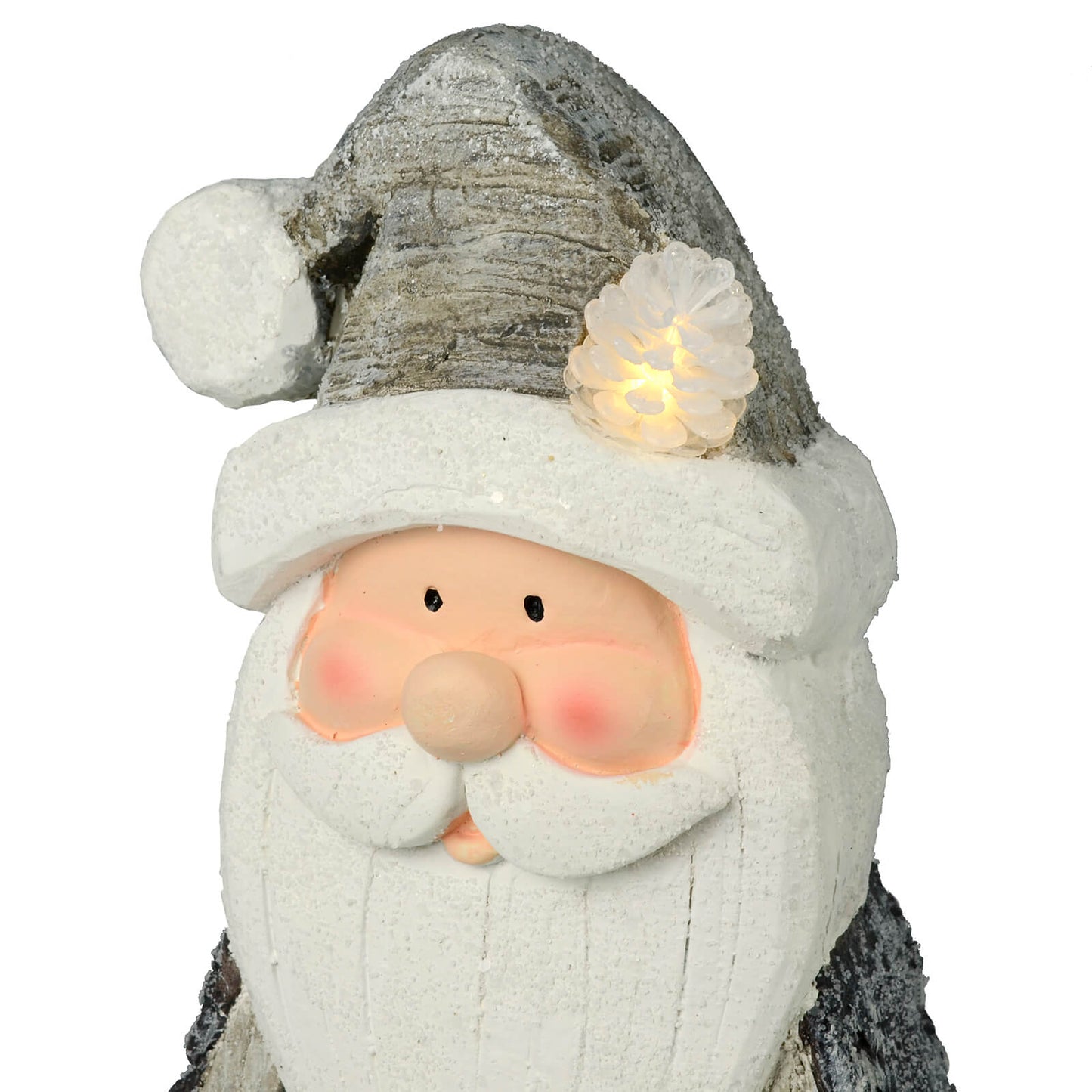 Mr Crimbo LED Santa With Bird House Christmas Decoration 43cm