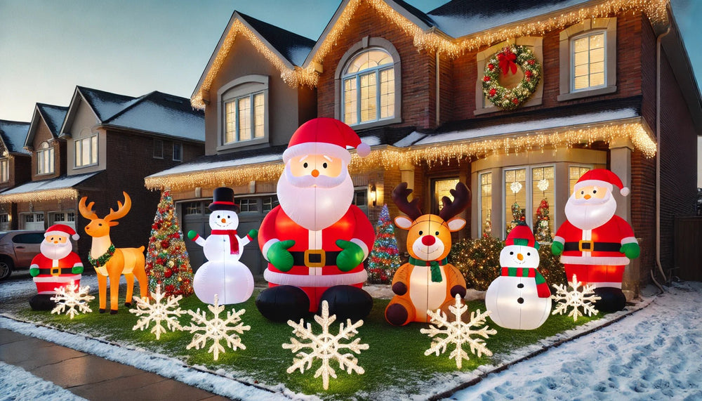 Christmas yard inflatables 2025