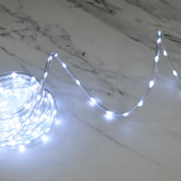 Cool white LED rope light for decorating home and garden