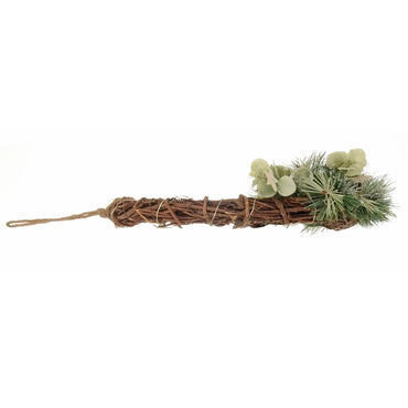 Mr Crimbo 33cm Willow Twig Christmas Wreath Pine Cones Berries - MrCrimbo.co.uk -XS7613 - -