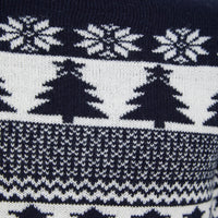 Mr Crimbo Kids Traditional Tree And Star Christmas Jumper - MrCrimbo.co.uk -SRG4A190301_F - Ink -11-13 years