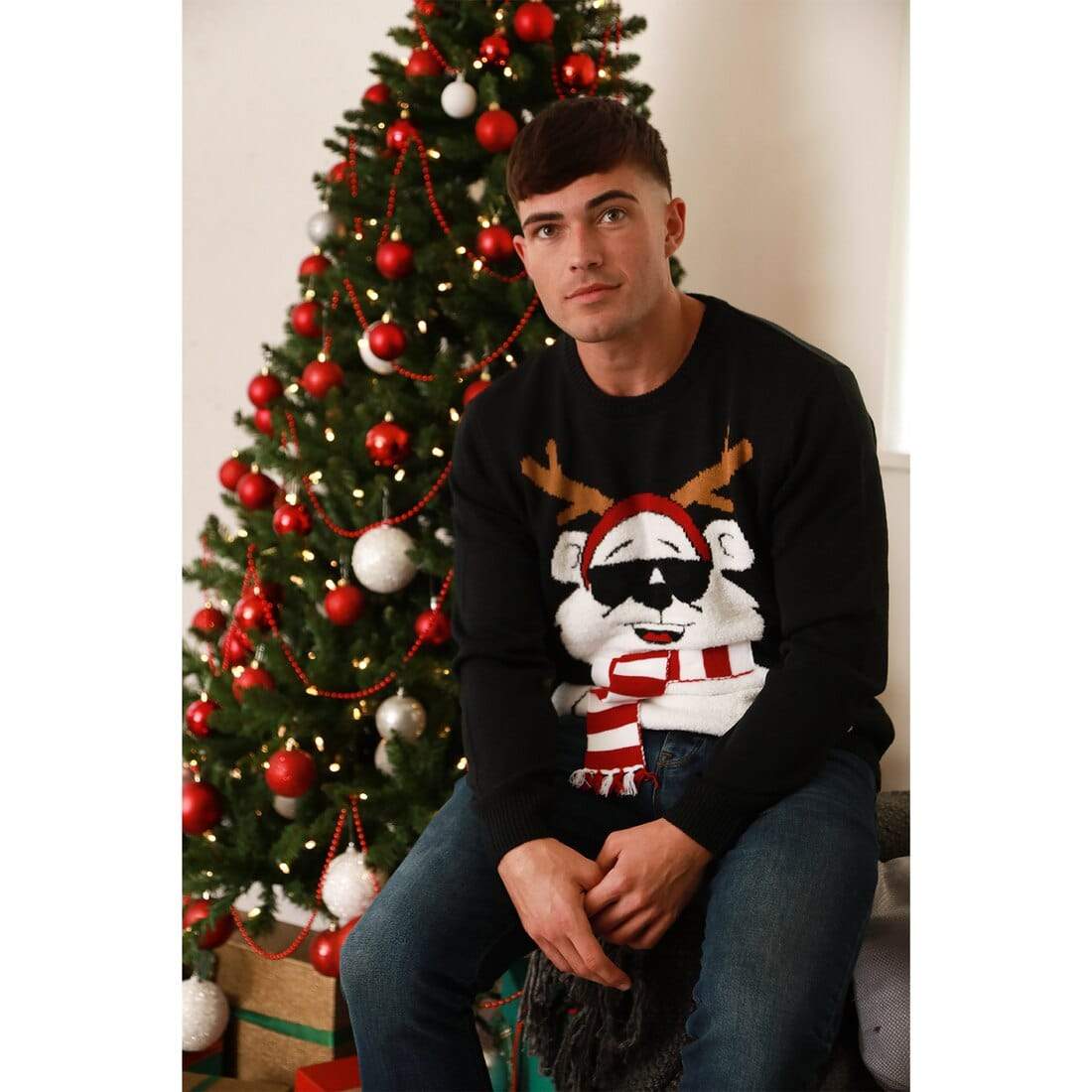 Christmas jumper outlet led lights