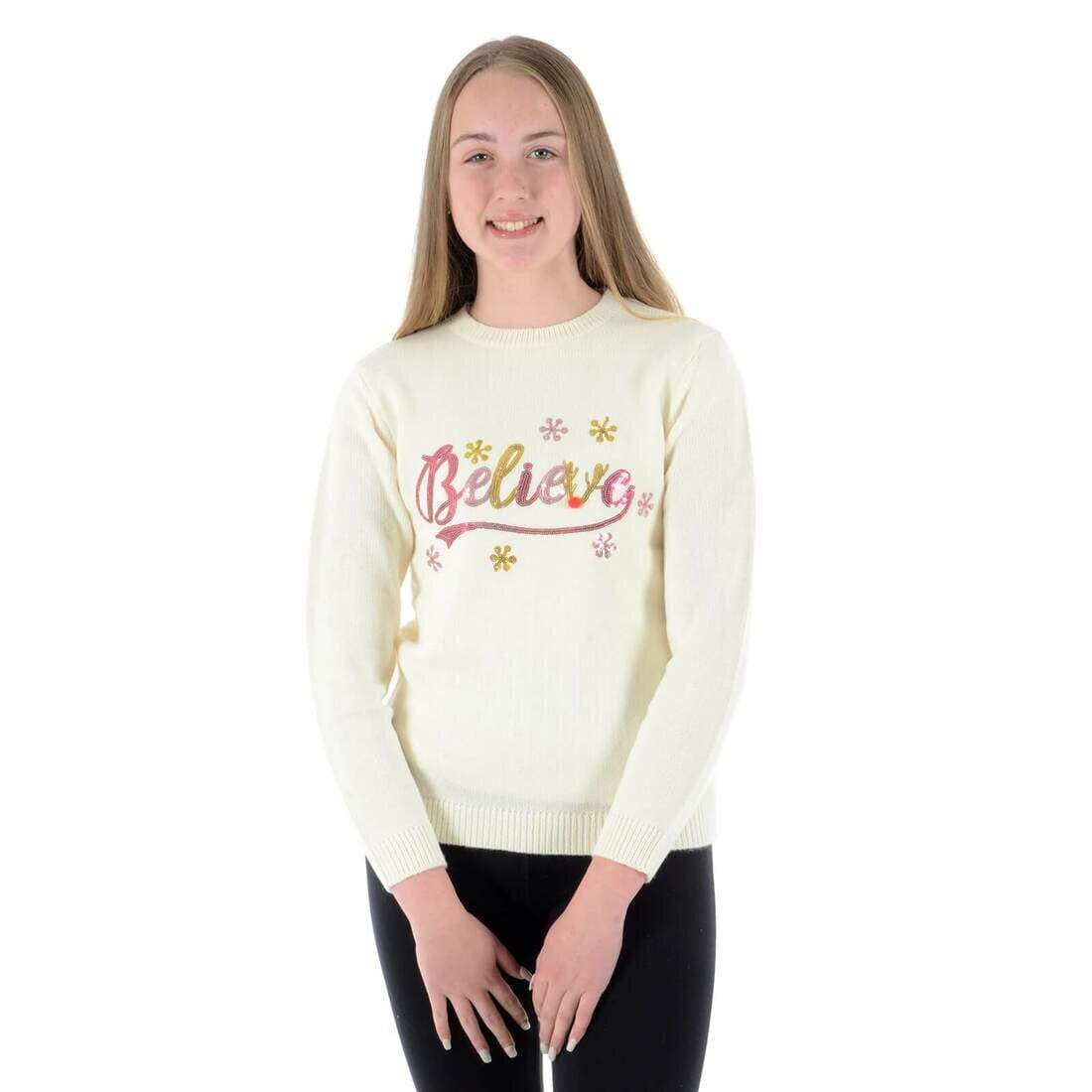 Girls sparkly jumper on sale