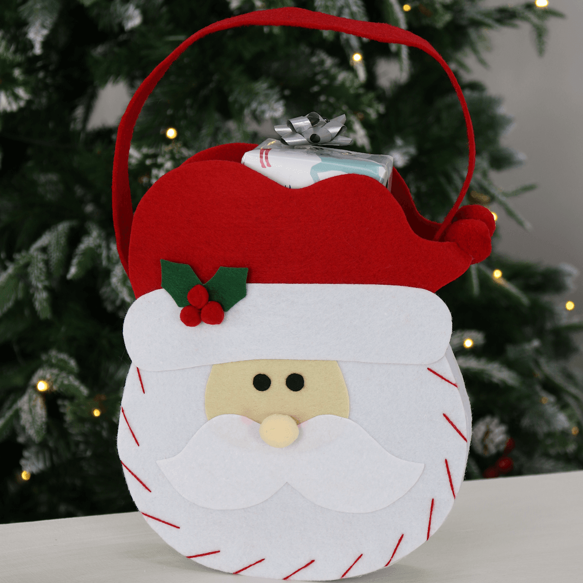 Cute Christmas Gift Bag Reindeer Santa Claus Theme Decoration Modeling   Christmas Gift Bag Creative Printing Gift Bag  Christmas Toy Decoration Bag   Fruugo IN