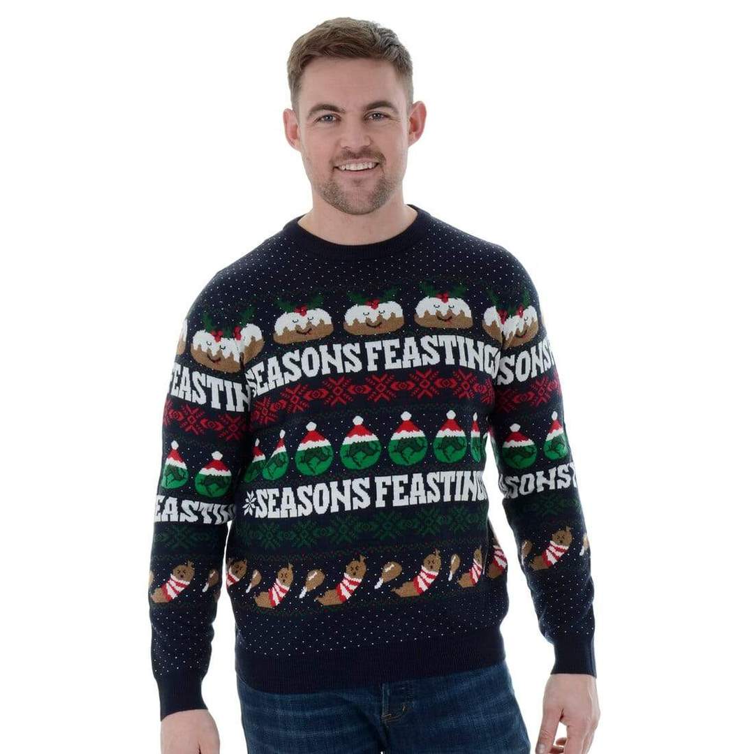 Funny knitted christmas jumpers sales