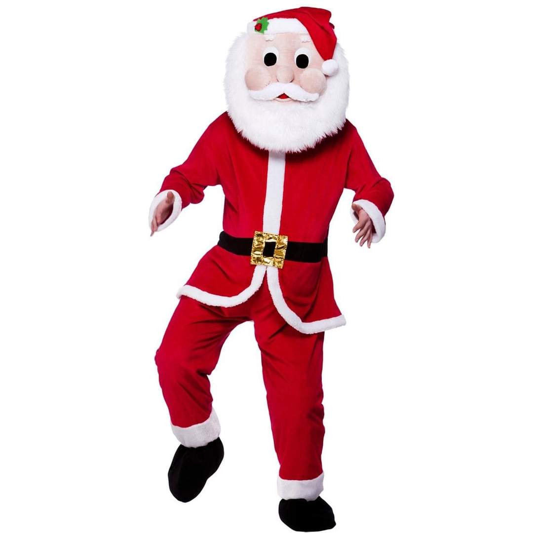 Mr Crimbo Adults Fancy Dress Santa Mascot Christmas Costume - MrCrimbo.co.uk -WKDMA-8559 - -santa claus costume