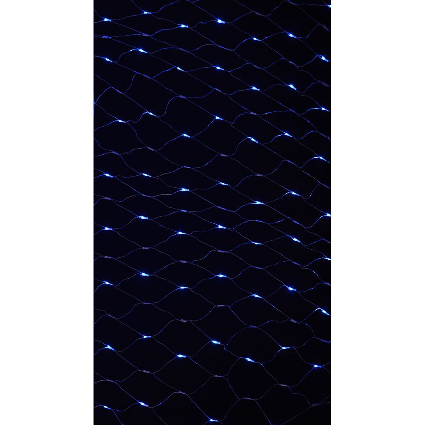 Mr Crimbo LED Multi Function Curtain Net Christmas Lights - MrCrimbo.co.uk -XS0276 - Blue -christmas curtain lights