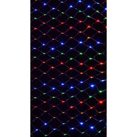 Mr Crimbo LED Multi Function Curtain Net Christmas Lights - MrCrimbo.co.uk -XS0277 - Multicoloured -christmas curtain lights
