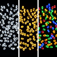 Mr Crimbo Multi Function USB Christmas Tree Lights Indoor/Outdoor - MrCrimbo.co.uk -XS4389 - White -bright white tree lights