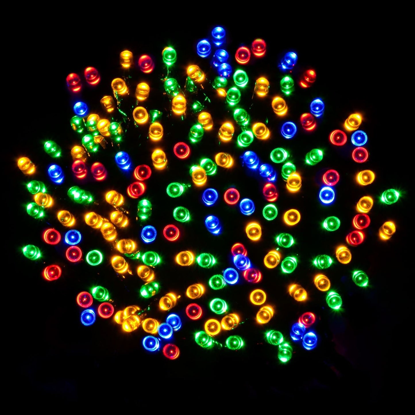 Mr Crimbo Multi Function USB Christmas Tree Lights Indoor/Outdoor - MrCrimbo.co.uk -XS4391 - Multicolour
