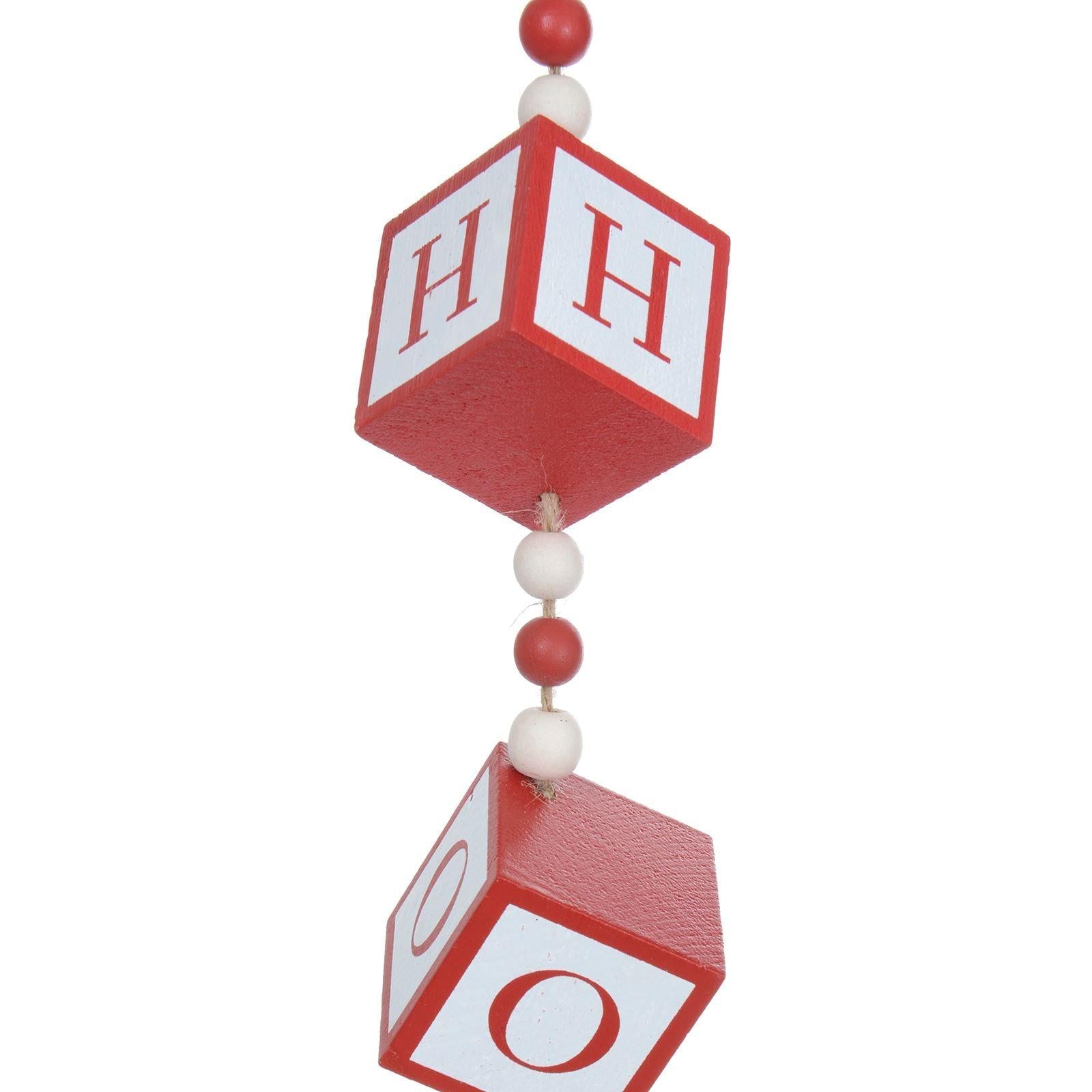 Christmas shop wooden blocks