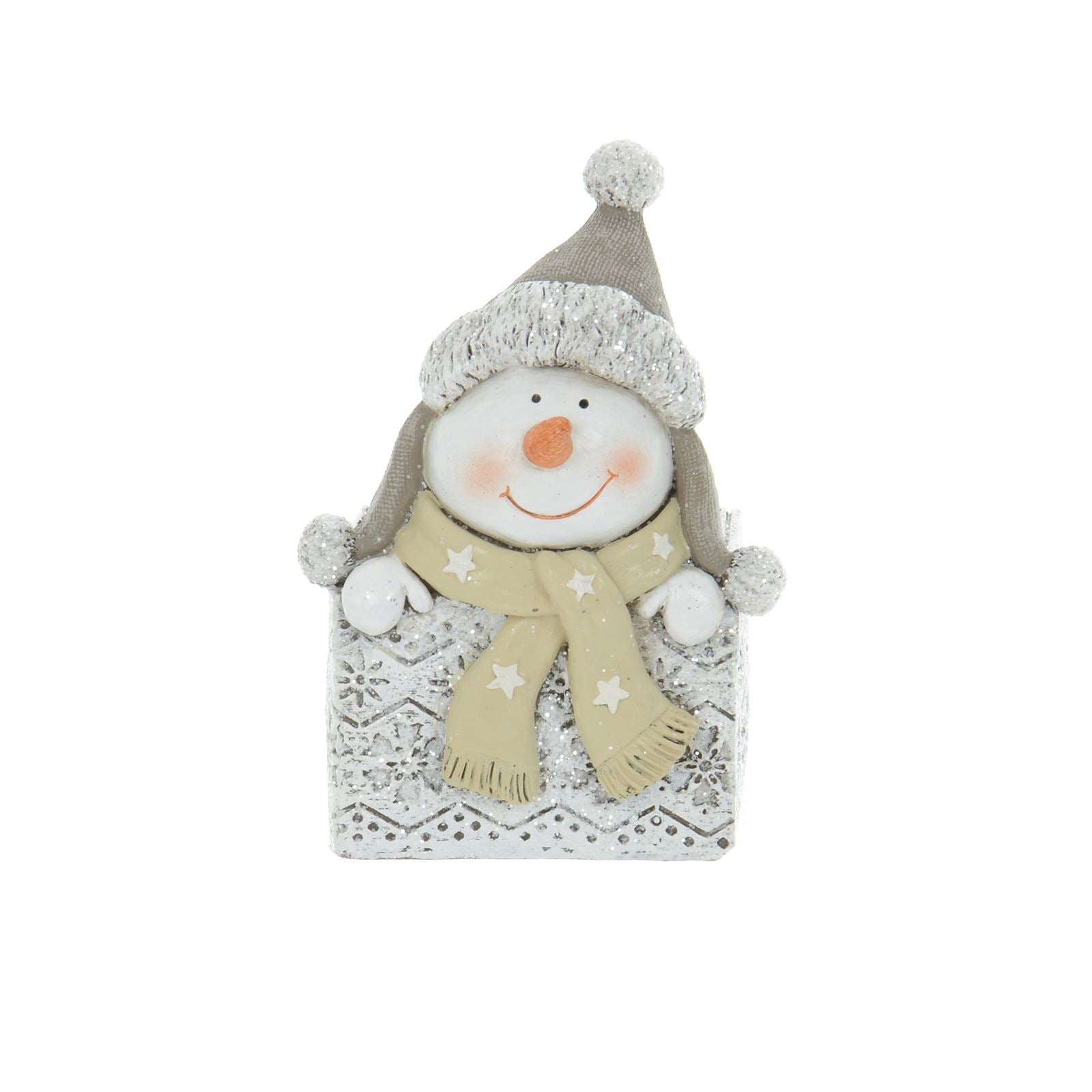 Mr Crimbo 5" Christmas Character Tealight Holders Novelty - MrCrimbo.co.uk -XS5150 - Snowman -candle holders