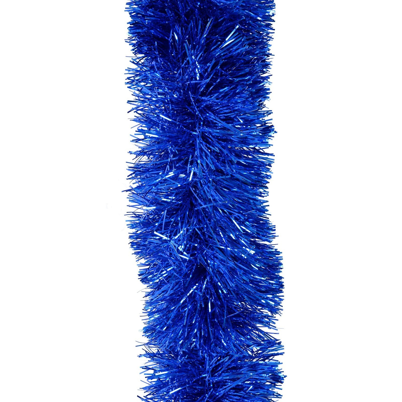 Mr Crimbo Luxury Christmas Tinsel 2m Lengths Various Colours - MrCrimbo.co.uk -XS6545 - Blue -christmas tinsel