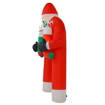 Mr Crimbo 11ft Inflatable Santa Arch LED Christmas Decoration - MrCrimbo.co.uk -XS7210 - -