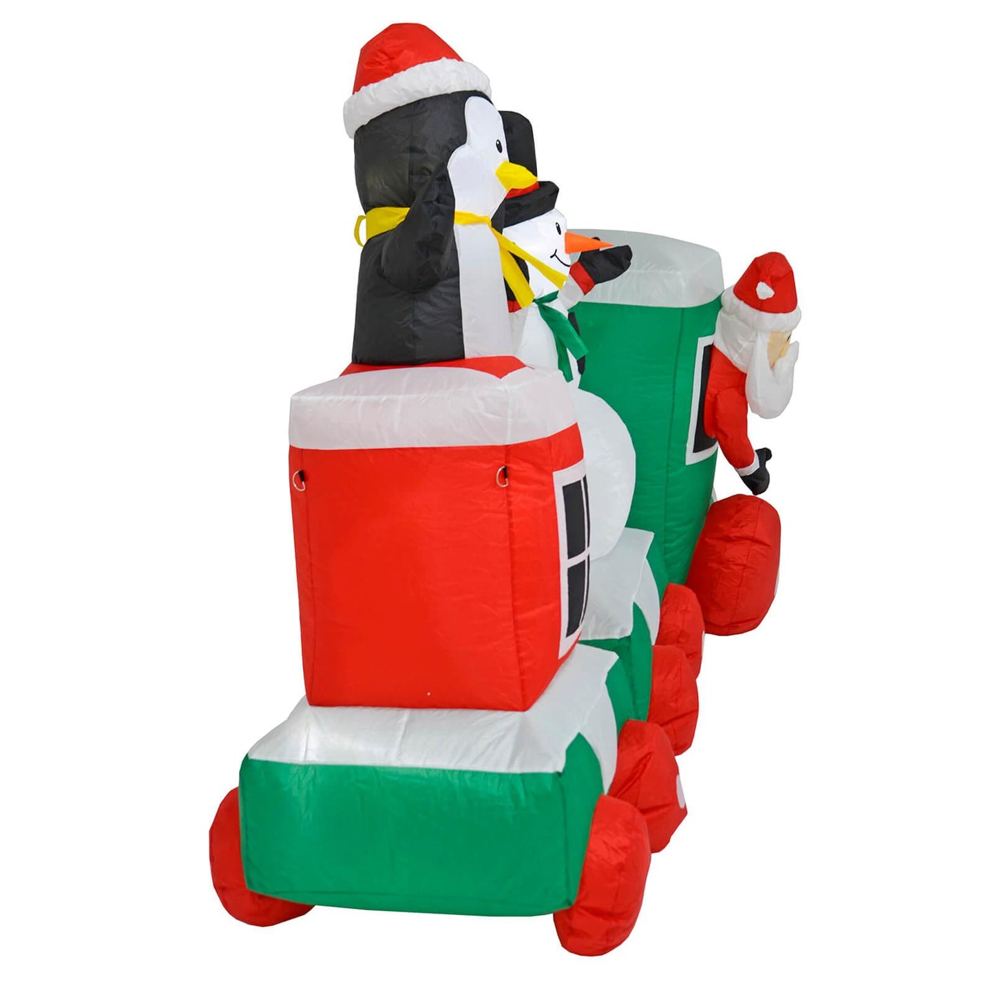 Mr Crimbo 11ft Light Up Inflatable Train Christmas Decoration - MrCrimbo.co.uk -XS7213 - -