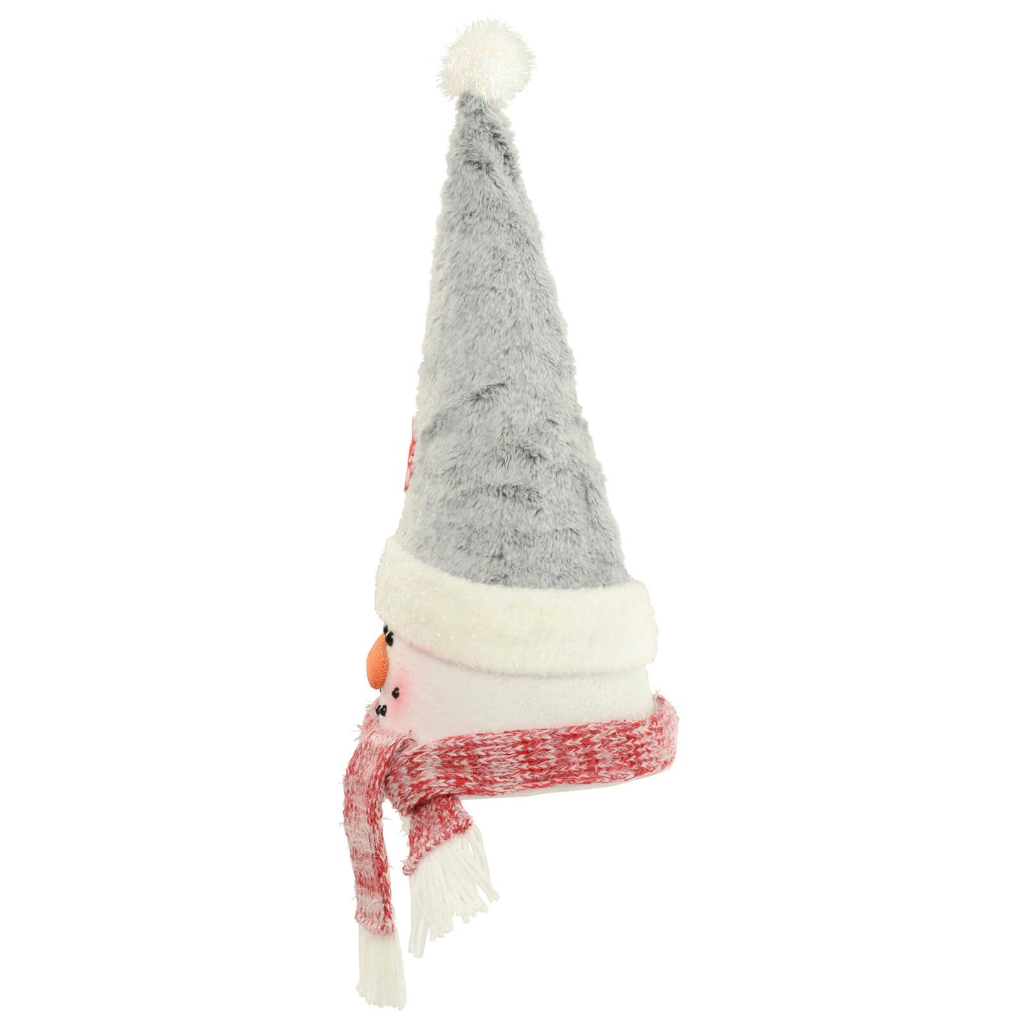 Mr Crimbo Novelty Christmas Tree Topper Santa Snowman Cone Hat - MrCrimbo.co.uk -XS7238 - Snowman -christmas tree topper