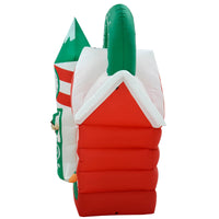 Mr Crimbo 7ft Inflatable Santas Workshop Elf Light Up Decoration