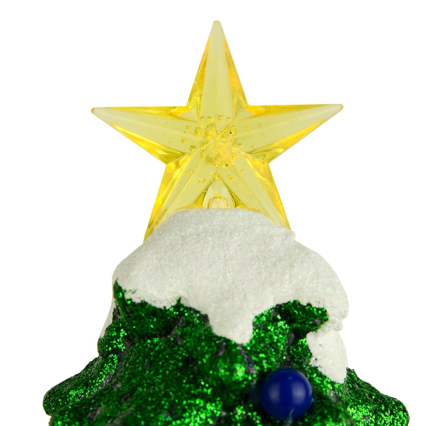 Mr Crimbo Christmas Tree LED Moving Trains Musical Snow Scene 39cm - MrCrimbo.co.uk -XS7471 - -christmas decoration