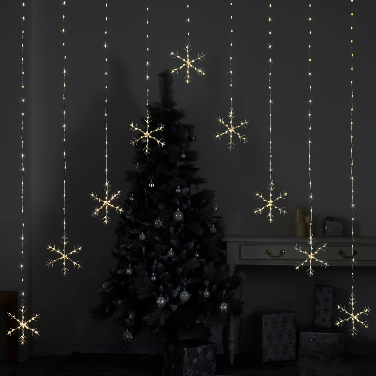 Christmas tree discount net lights
