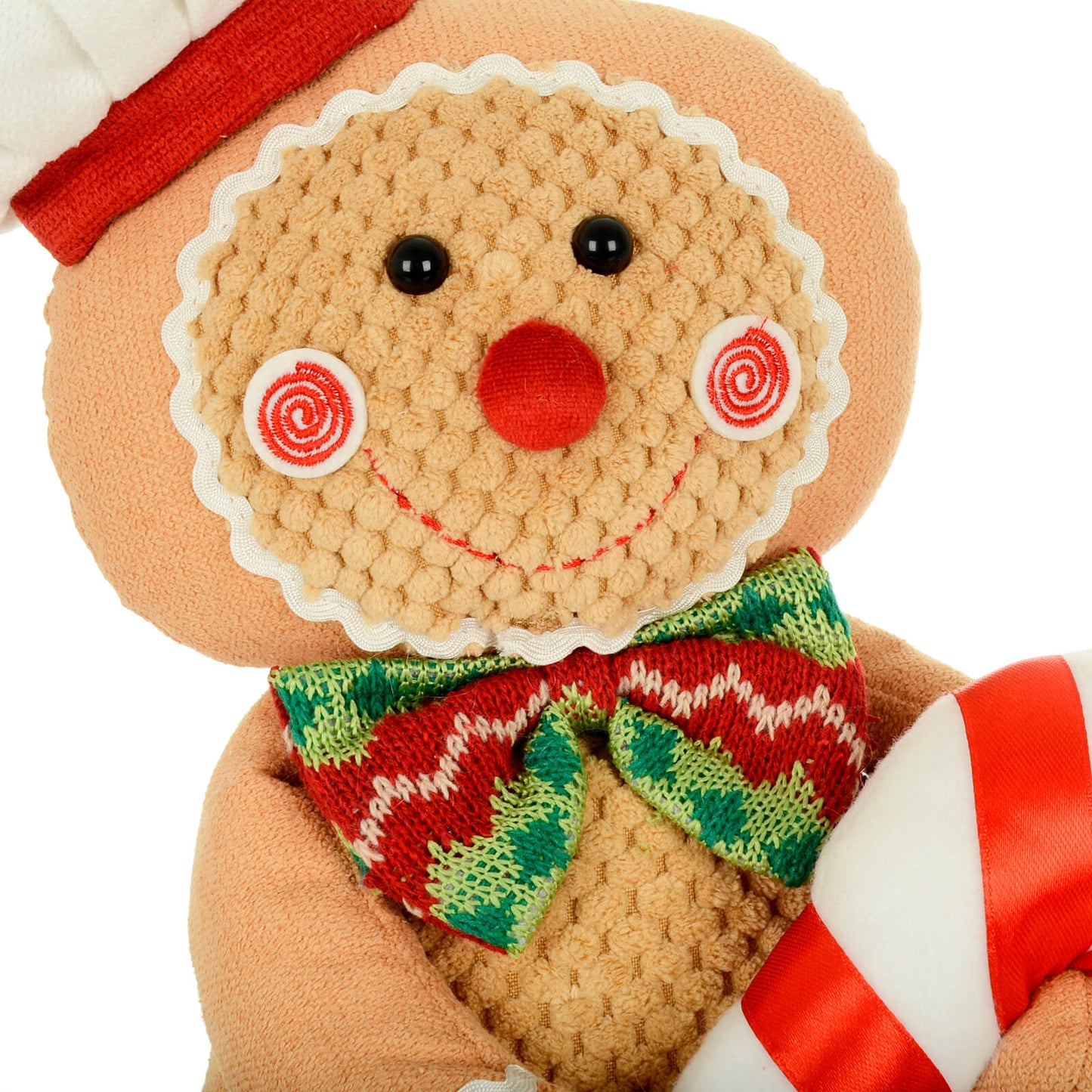 Mr Crimbo Fabric Gingerbread Figure Christmas Decoration 33cm
