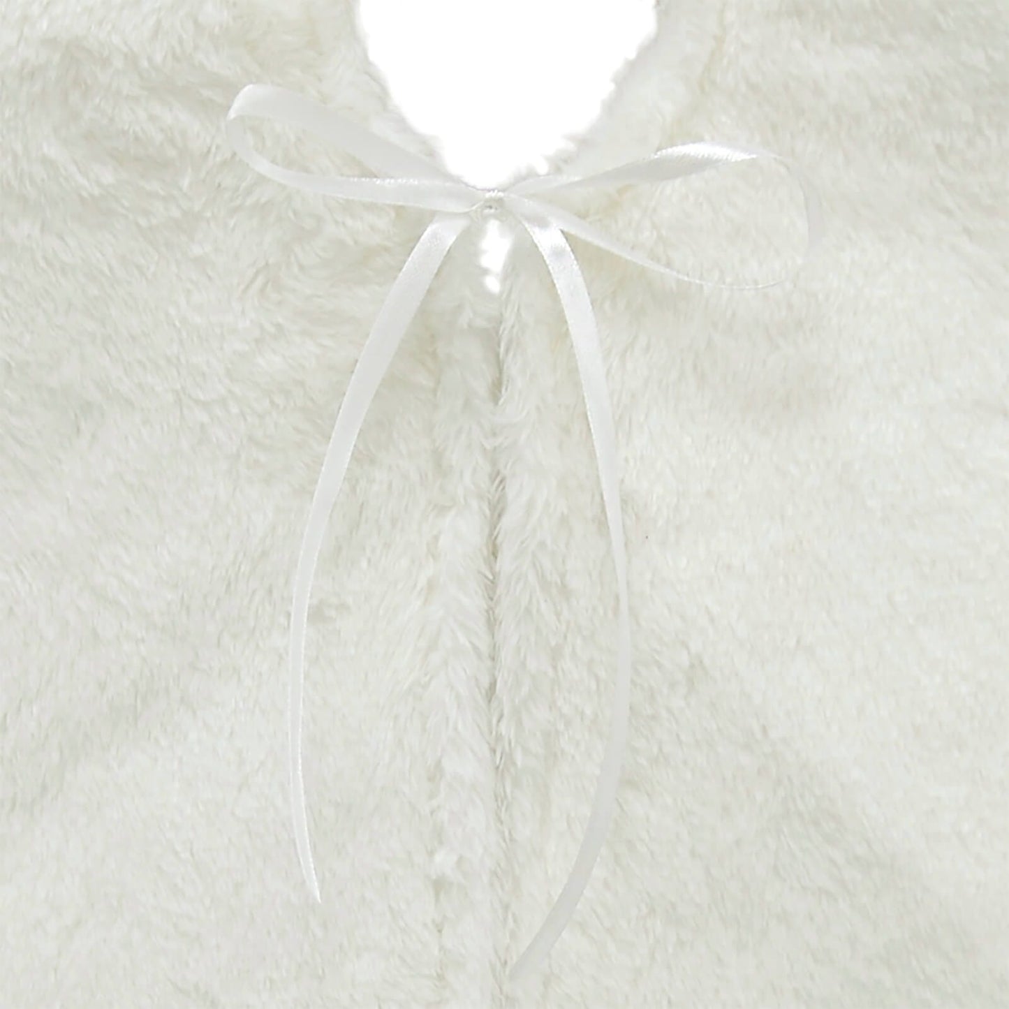 Mr Crimbo Christmas Tree Skirt Faux Fur Fabric Collar Decoration 1m
