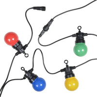 Mr Crimbo 20 Connectable Outdoor LED Festoon String Lights - MrCrimbo.co.uk -XS4405 - Cool White -bulb lights