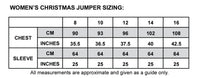Mr Crimbo Ladies Christmas Jumper Polar Bear Ice Skating Red - MrCrimbo.co.uk -SRG3A15865_A - S -jumper