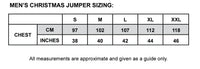 Mr Crimbo Mens Seasons Feastings Knit Christmas Jumper - MrCrimbo.co.uk -VISIMX007_C - S -christmas dinner jumper