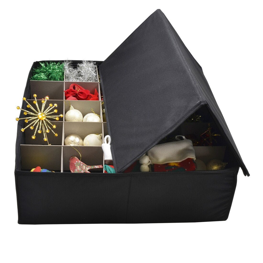 Mr Crimbo Christmas Tree 60cm Bauble Decoration Storage Box Bag - MrCrimbo.co.uk -XS4869 - -bauble bag